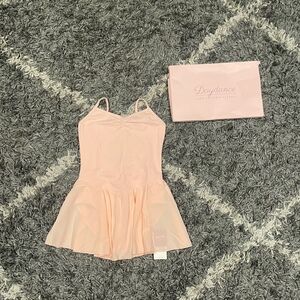 Girls Daydance Premium Pink Leotard with attached Skirt Ballet Size 150/12